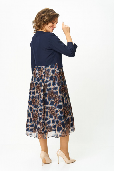 Платье Bonna Image 954-1/1 синий - фото 4