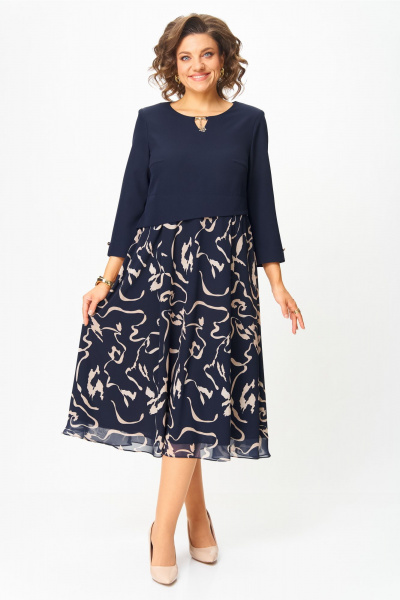 Платье Bonna Image 954-1/2 синий - фото 1