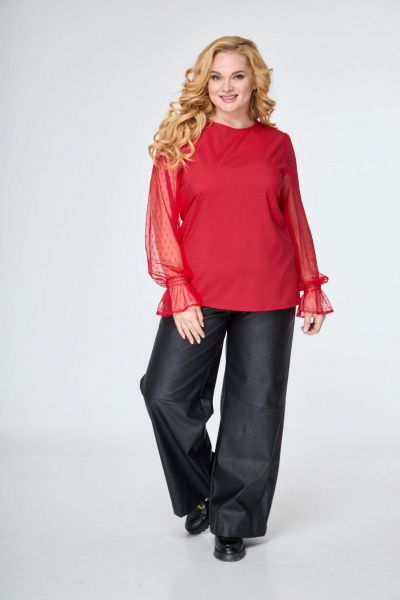 Блуза Anelli 1768 алая_роза - фото 2