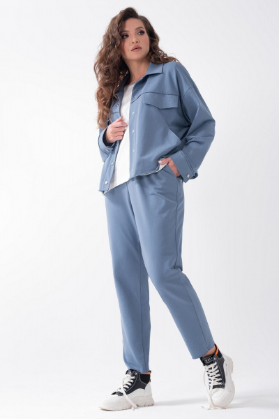 Брюки Erika Laurent С-162-1 синий - фото 4