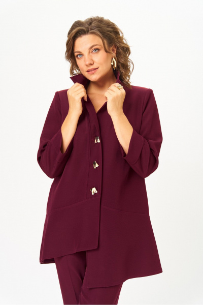 Брюки, туника Vilena 1110 винный - фото 8