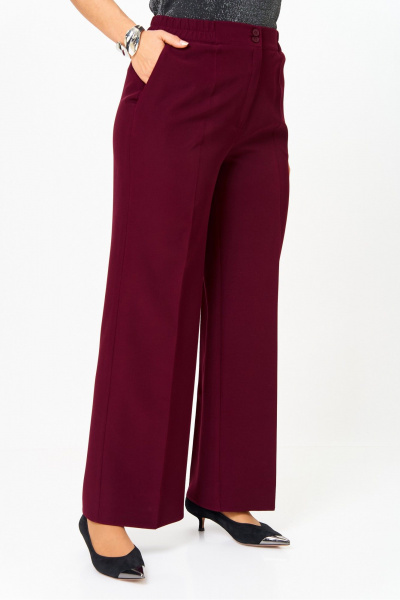 Брюки, жакет Vilena 1094 бургунди - фото 15