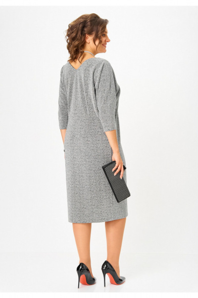 Платье Твой имидж 2294 серебро - фото 2