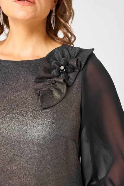 Платье EVA GRANT 7310D графит - фото 4