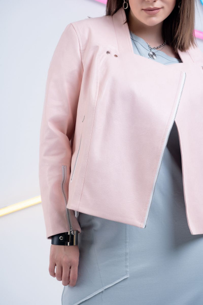 Куртка GRATTO 7113 нежно-розовый - фото 4
