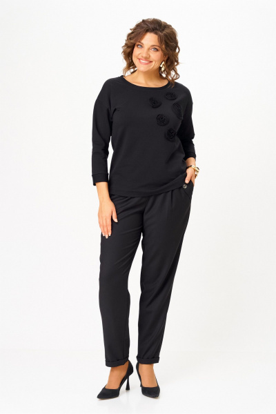 Джемпер Rumoda 2268 черный - фото 9