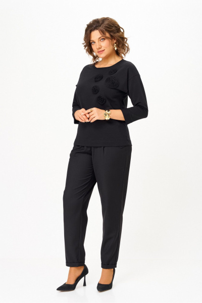 Джемпер Rumoda 2268 черный - фото 7