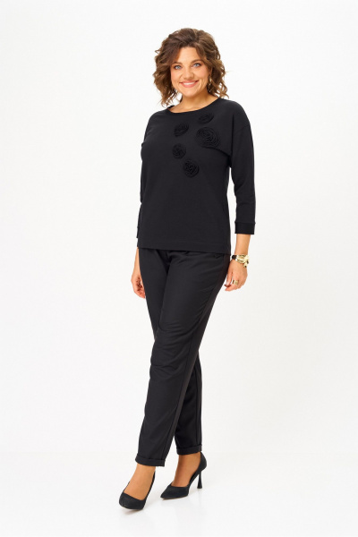 Джемпер Rumoda 2268 черный - фото 5