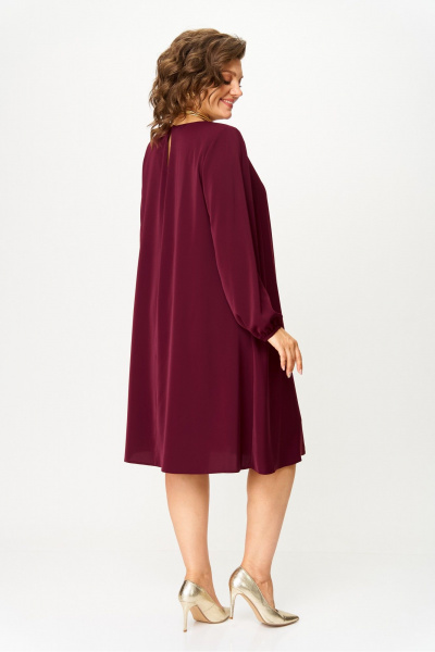 Платье БАГРЯНИЦА 3173 бордовый - фото 4