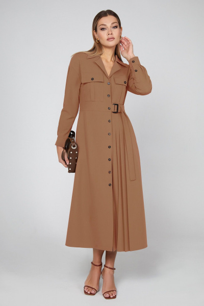 Платье Bazalini 5012 бежевый - фото 1