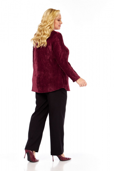 Блуза Abbi 4070 спелая_вишня - фото 3