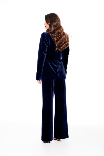 Брюки, жакет ELLETTO LIFE 5322 синий - фото 6