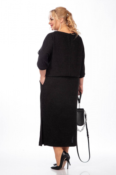 Платье СиБон 0216 черный - фото 3