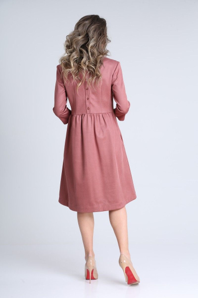 Платье SandyNa 13545 темно-розовый - фото 6