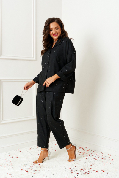 Брюки, рубашка Beautiful&Free 6393 черный - фото 6