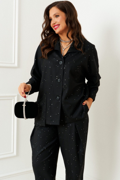 Брюки, рубашка Beautiful&Free 6393 черный - фото 3