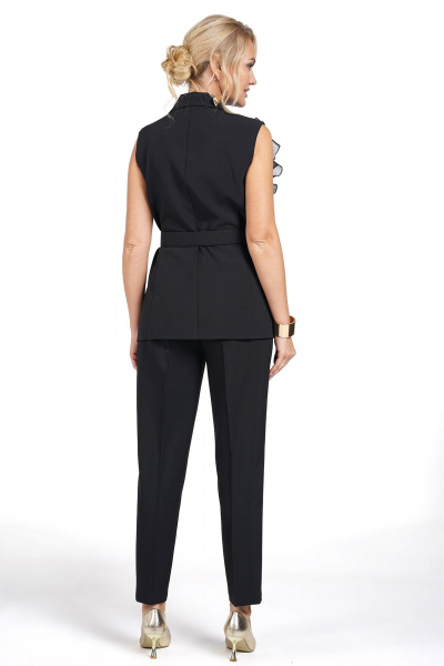 Брюки, жилет Alani Collection 2478 черный - фото 7
