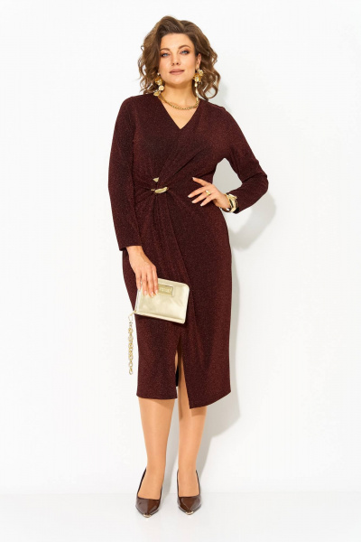 Платье Liliana 1497 шоколад - фото 8