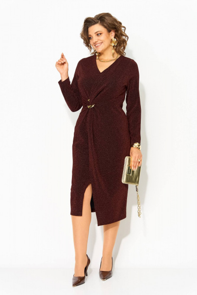 Платье Liliana 1497 шоколад - фото 2