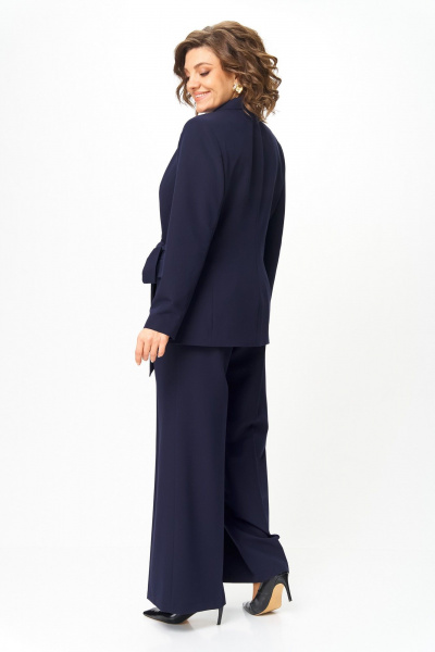 Брюки, жакет ANASTASIA MAK 1277 синий - фото 12
