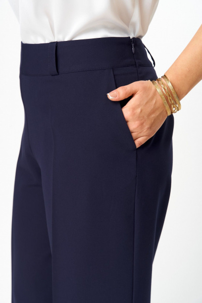 Брюки, жакет ANASTASIA MAK 1277 синий - фото 9