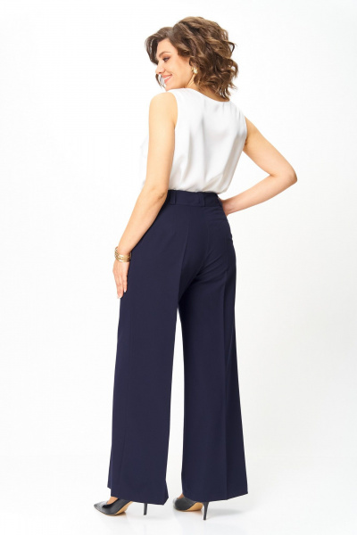 Брюки, жакет ANASTASIA MAK 1277 синий - фото 6