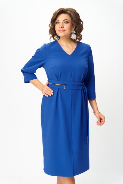 Платье ANASTASIA MAK 1294 василек - фото 8