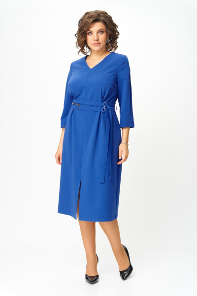 Платье ANASTASIA MAK 1294 василек - фото 1