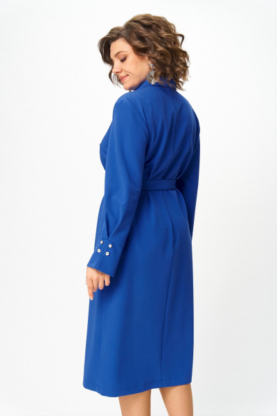 Платье ANASTASIA MAK 1296 василек - фото 13