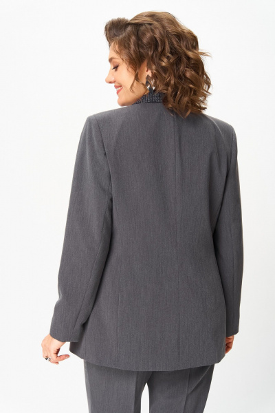 Брюки, жакет ANASTASIA MAK 1297 серый - фото 3