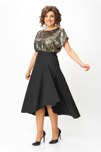 Юбка ANASTASIA MAK 1298 черный - фото 10