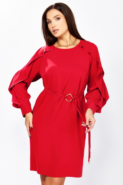 Платье Мишель стиль 1336 красный - фото 8