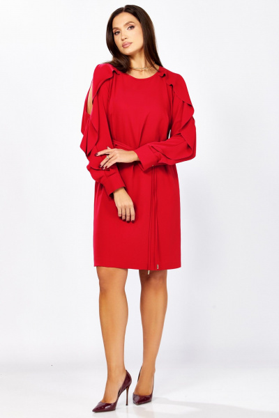 Платье Мишель стиль 1336 красный - фото 6