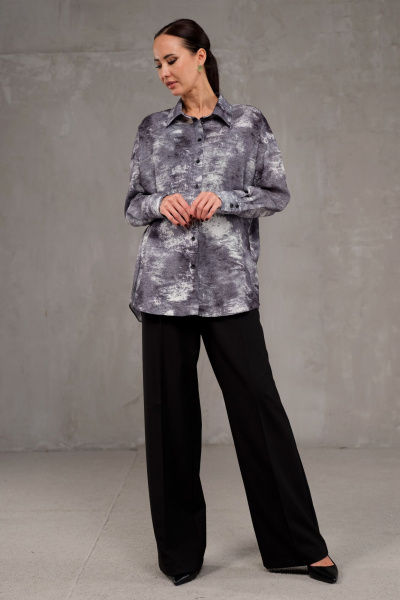 Блуза Erika Laurent 7076 серый - фото 5