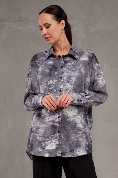 Блуза Erika Laurent 7076 серый - фото 4