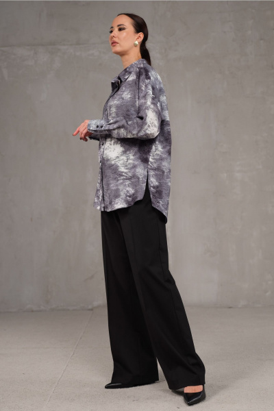 Блуза Erika Laurent 7076 серый - фото 2
