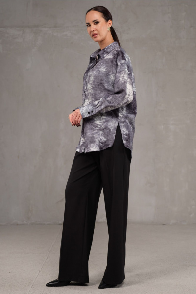 Блуза Erika Laurent 7076 серый - фото 1