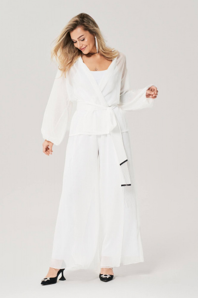 Блуза, брюки Anastasia 1063.1 молочный - фото 3