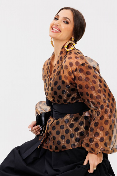 Туника Anastasia 1061.1 кофе - фото 3