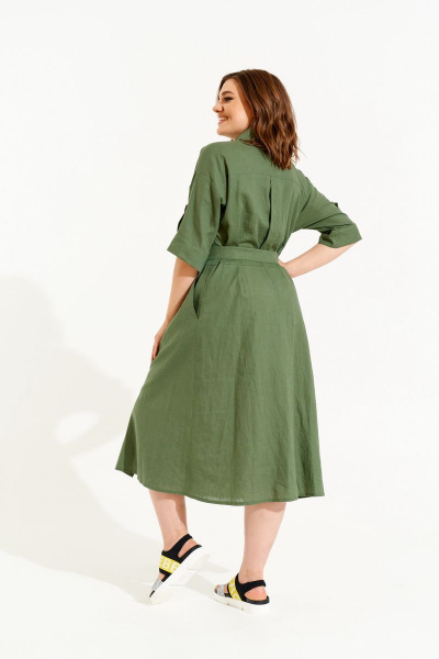 Платье ELLETTO 1839 зеленый - фото 3