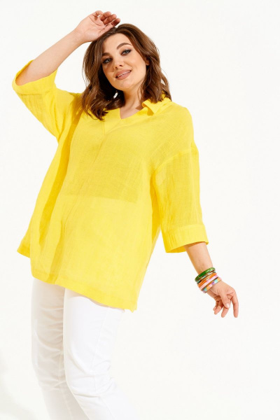 Блуза ELLETTO 3484 желтый - фото 1