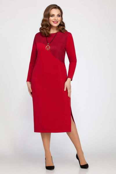 Платье БагираАнТа 515 красный - фото 1
