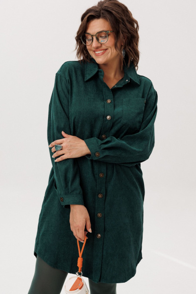 Платье Anelli 1771 изумрудная мягкость - фото 8