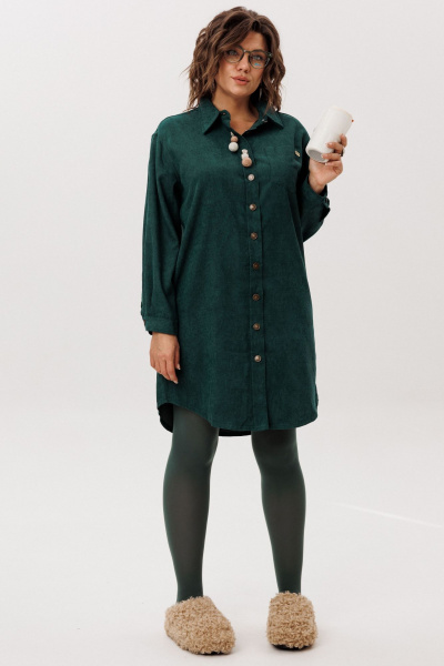 Платье Anelli 1771 изумрудная мягкость - фото 7