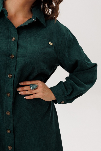 Платье Anelli 1771 изумрудная мягкость - фото 6