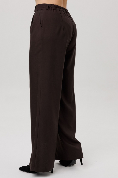 Брюки Anelli 1702 блестящий каштан - фото 3