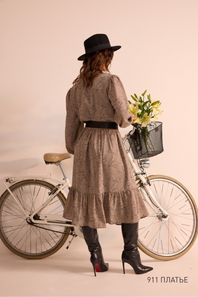 Платье NiV NiV fashion 911 капучино - фото 5
