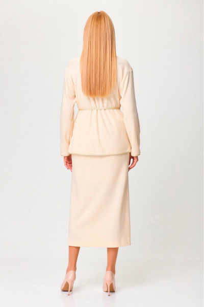 Жакет, юбка Gamma Gracia 792 кремовый - фото 5