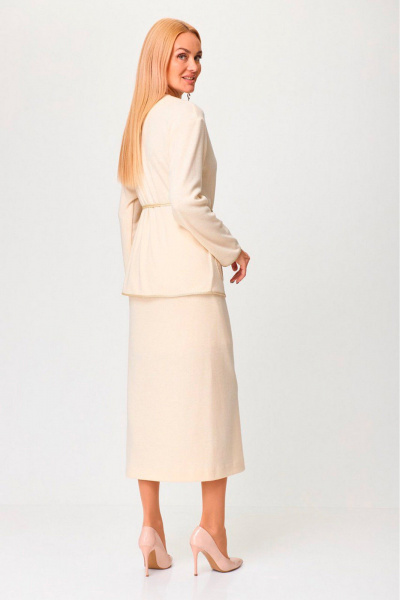 Жакет, юбка Gamma Gracia 792 кремовый - фото 4