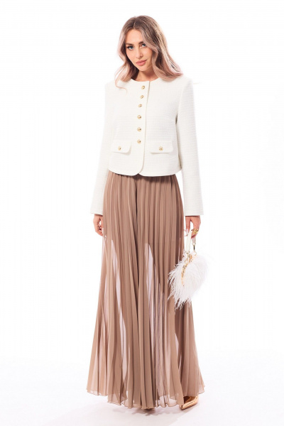 Жакет Golden Valley 36674 молочный - фото 5